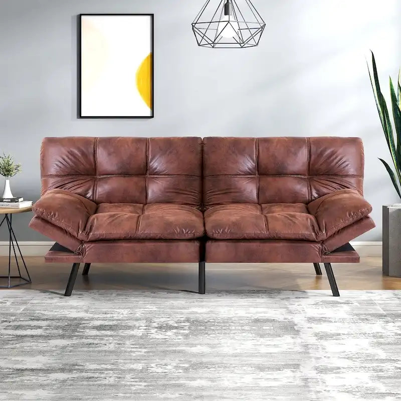 Fauteuil inclinable de cinéma maison électrique en cuir — Rangée de 2