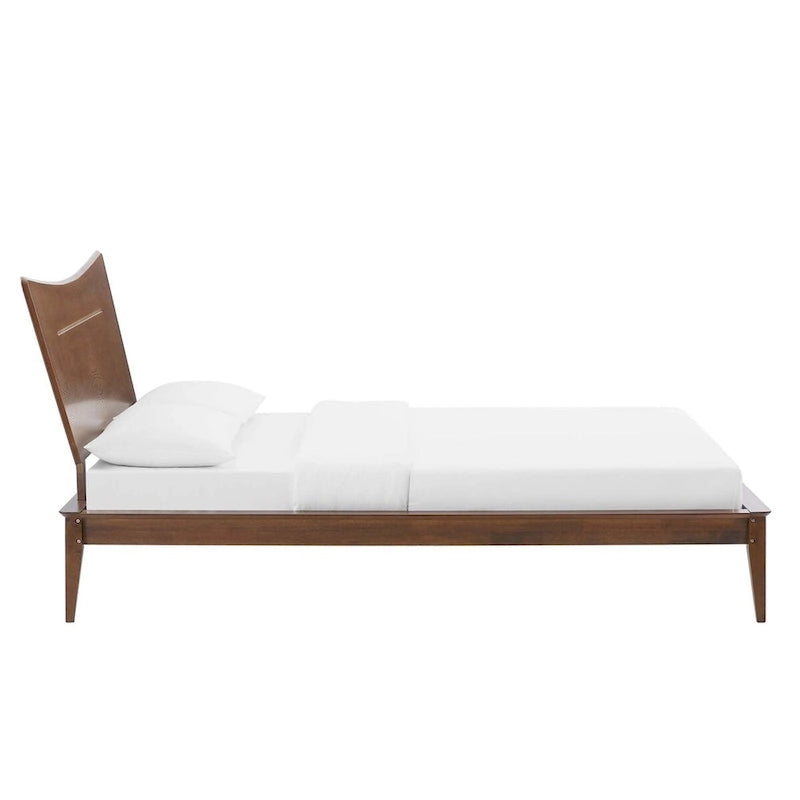 Lit plateforme en bois Astra Queen (matelas d'environ 152 × 203 cm)