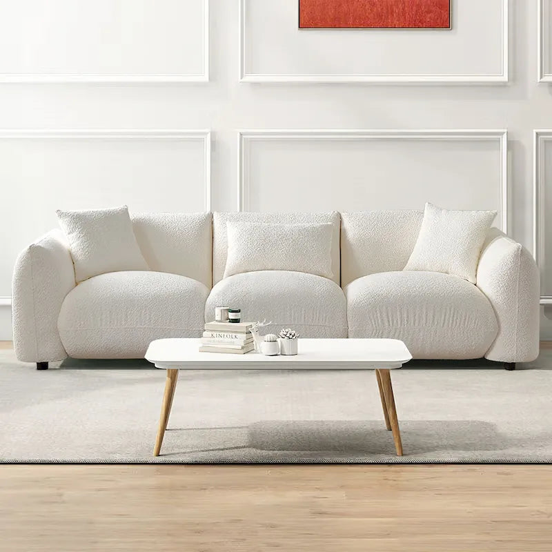 Table d'appoint de style mission avec tiroir