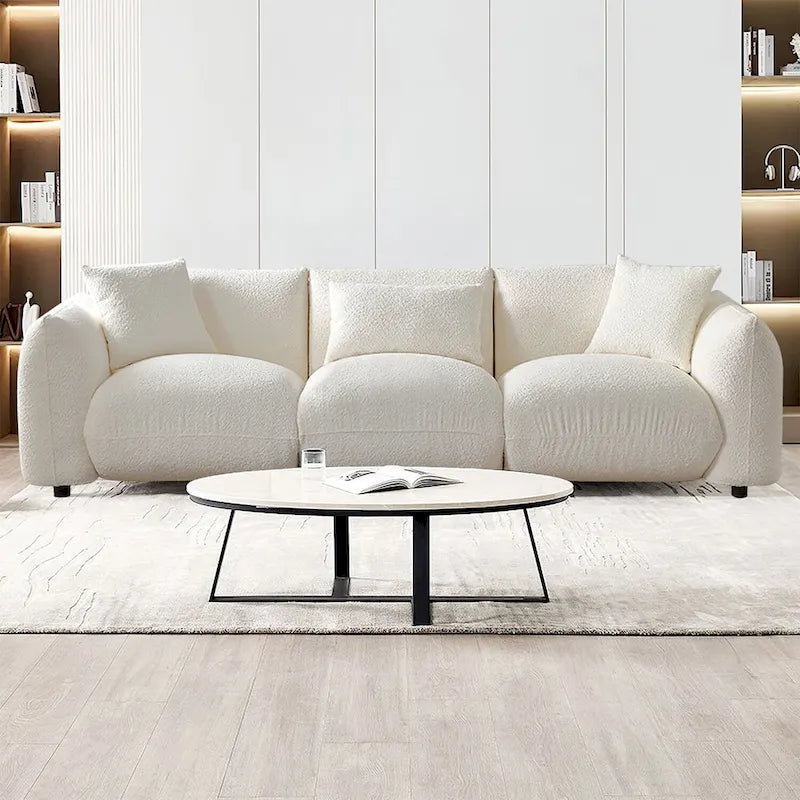 Table d'appoint de style mission avec tiroir