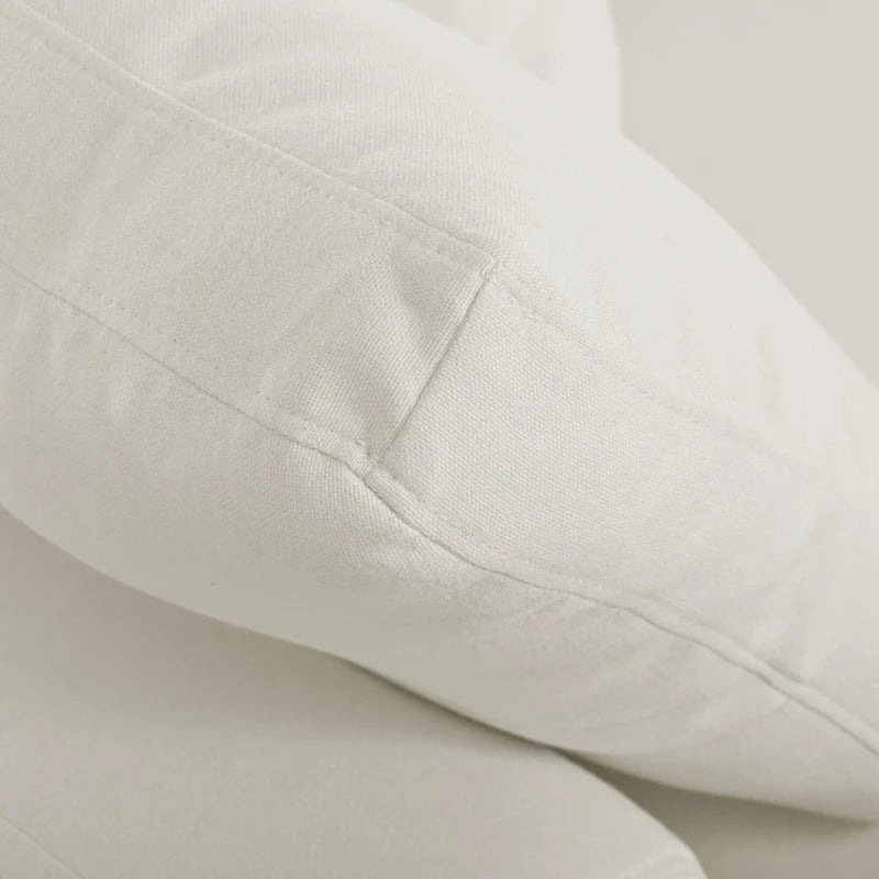 134.40 Canapé d'angle moderne en U à 6 places avec 2 grandes méridiennes, poufs amovibles et coussins moelleux