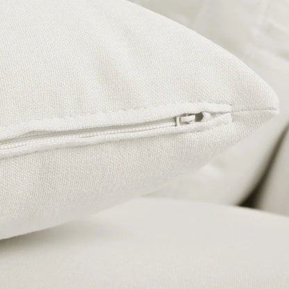 134.40 Canapé d'angle moderne en U à 6 places avec 2 grandes méridiennes, poufs amovibles et coussins moelleux
