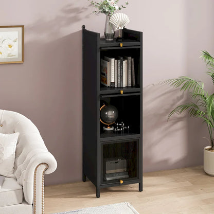 Meuble de rangement moderne avec portes vitrées, pour entrée, salon, salle de bain, salle à manger