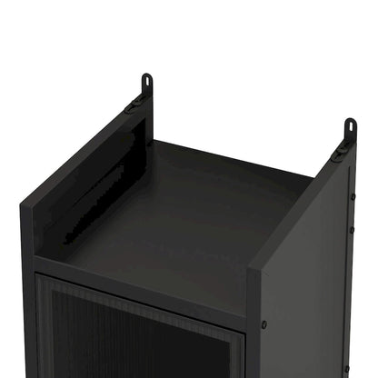 Meuble de rangement moderne avec portes vitrées, pour entrée, salon, salle de bain, salle à manger