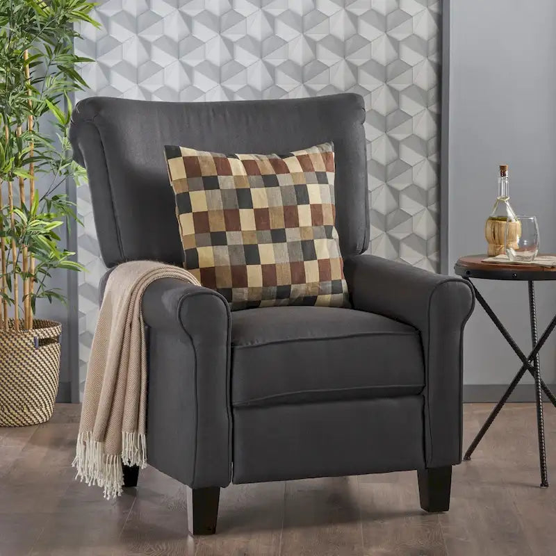 Fauteuil inclinable Thalia en tissu traditionnel