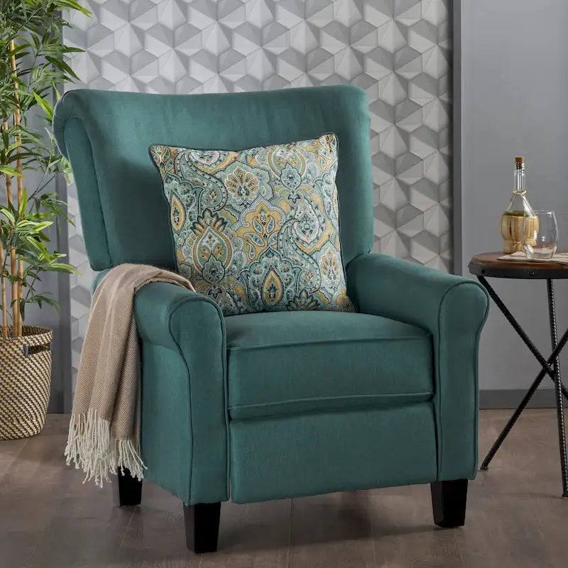 Fauteuil inclinable Thalia en tissu traditionnel