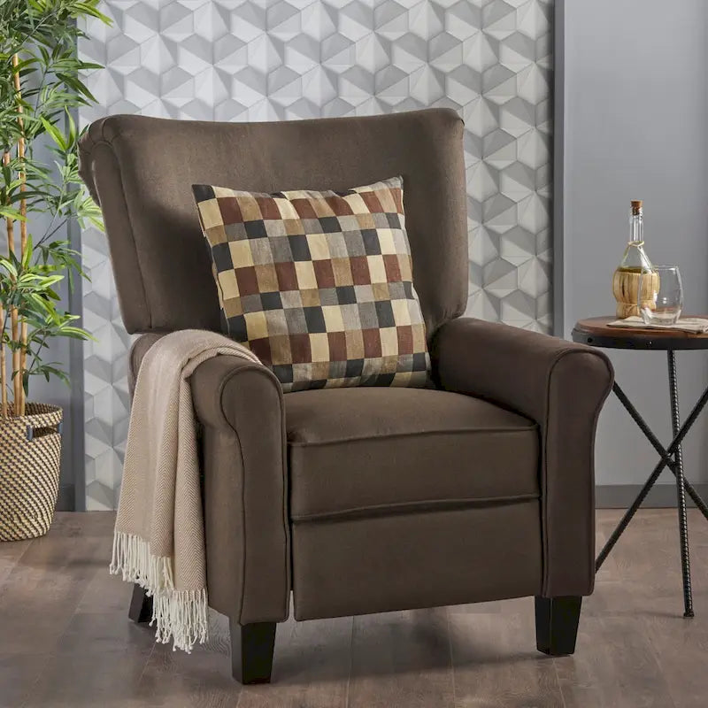 Fauteuil inclinable Thalia en tissu traditionnel