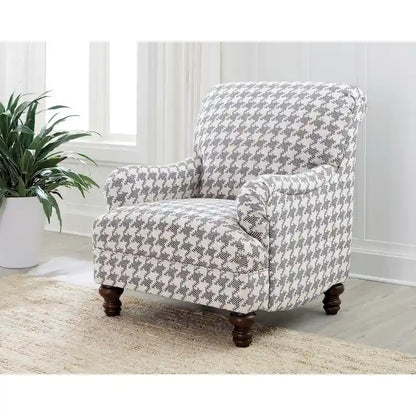Chaise d'appoint à dossier haut rembourrée Danforth