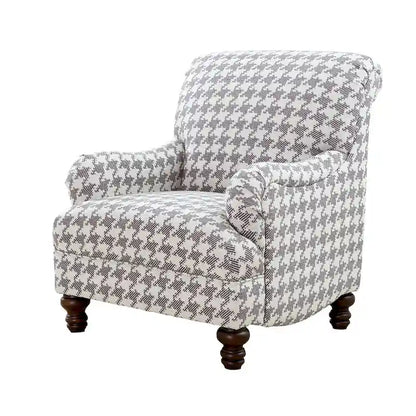 Chaise d'appoint à dossier haut rembourrée Danforth