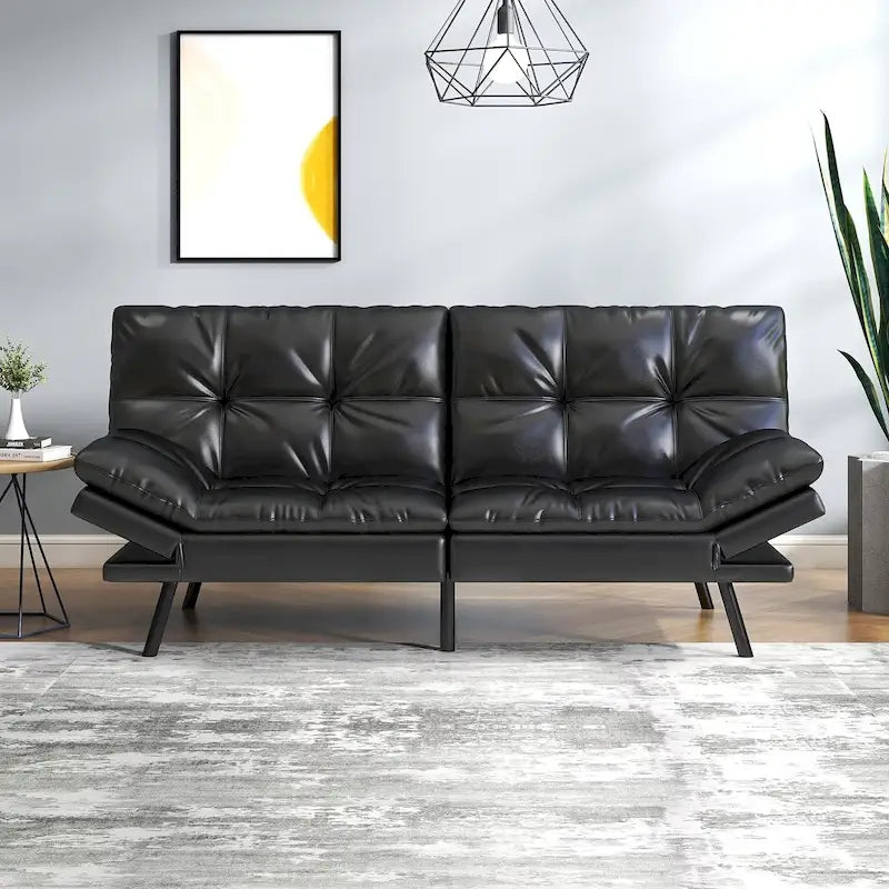 Fauteuil inclinable de cinéma maison électrique en cuir — Rangée de 2