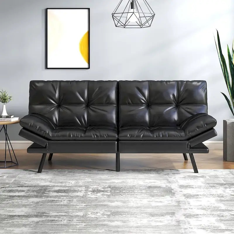 Fauteuil inclinable de cinéma maison électrique en cuir — Rangée de 2