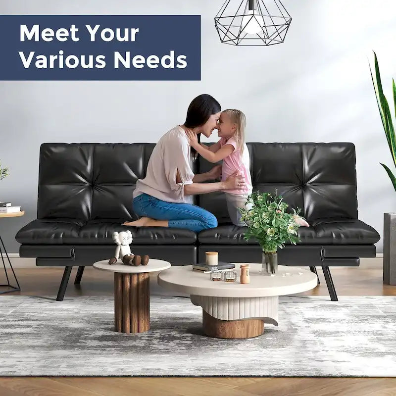 Fauteuil inclinable de cinéma maison électrique en cuir — Rangée de 2