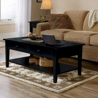 Table basse Spencer en bois de para massif – 121,9 cm (L) x 61 cm (P) x 48,3 cm (H)