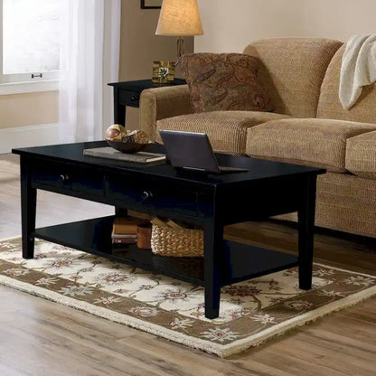 Table basse Spencer en bois de para massif – 121,9 cm (L) x 61 cm (P) x 48,3 cm (H)