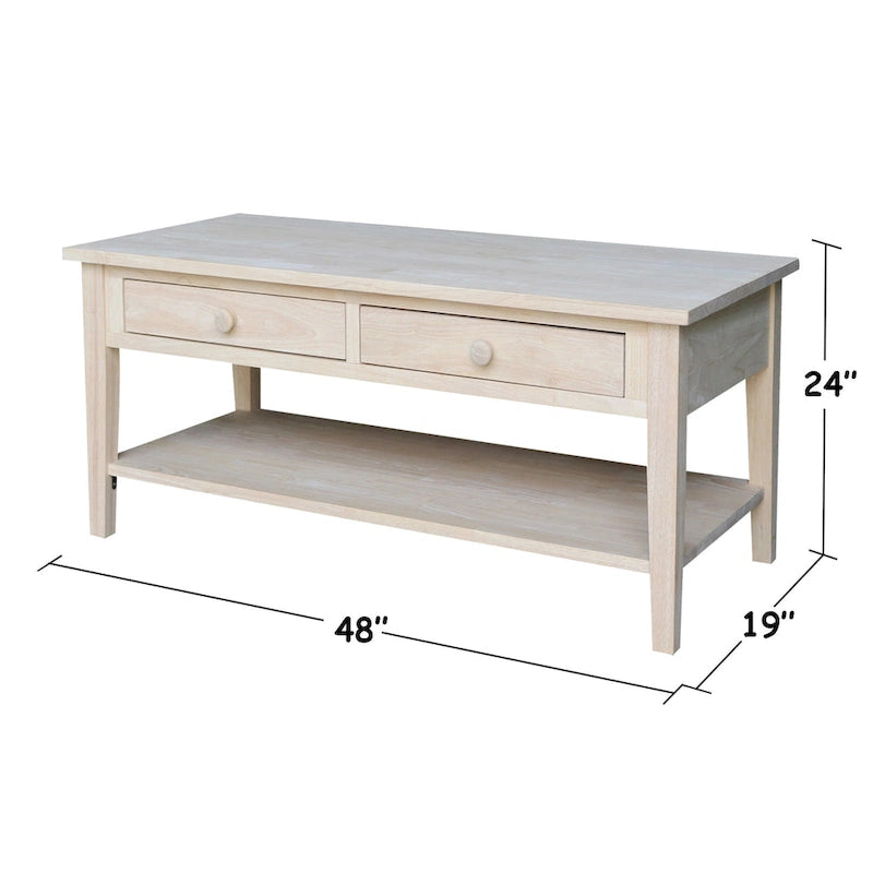 Table de chevet moderne et luxueuse à 2 tiroirs