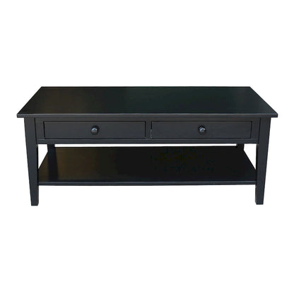 Table basse Spencer en bois de para massif – 121,9 cm (L) x 61 cm (P) x 48,3 cm (H)