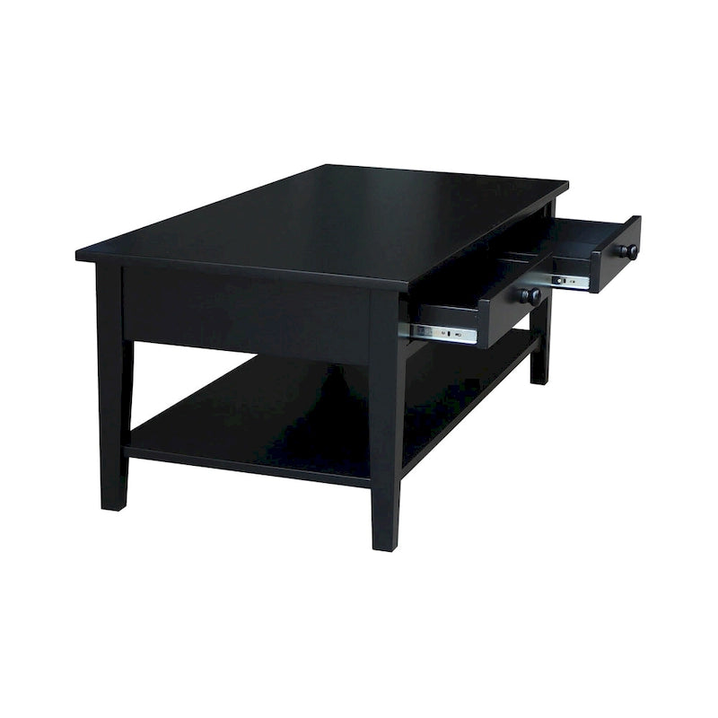 Table de chevet moderne et luxueuse à 2 tiroirs