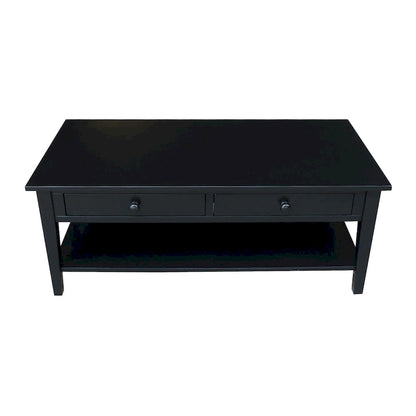 Table basse Spencer en bois de para massif – 121,9 cm (L) x 61 cm (P) x 48,3 cm (H)