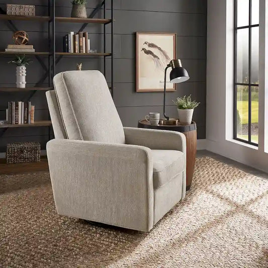 Cadeau Push Back Swivel Recliner Chair