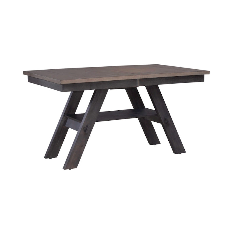 Table de bistrot industrielle hauteur comptoir avec 2 tabourets rembourrés en PU