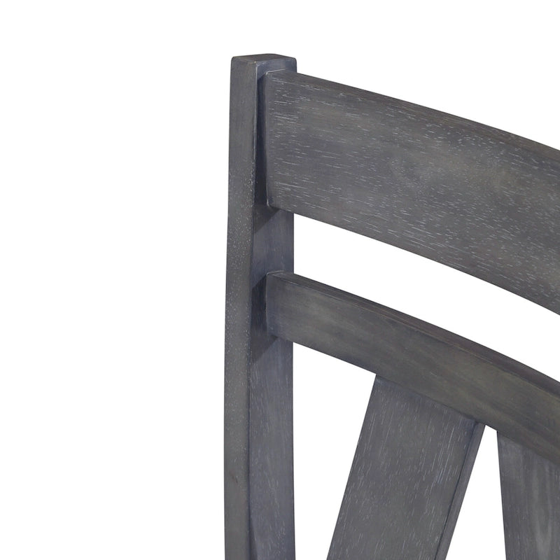 Table de bistrot industrielle hauteur comptoir avec 2 tabourets rembourrés en PU
