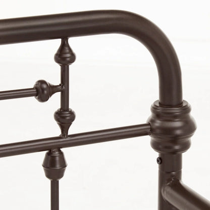 Lit de repos Darren bronze, format double (matelas d'env. 137 × 191 cm)