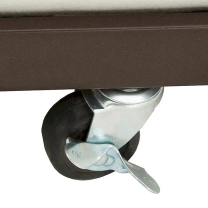 Lit de repos Darren bronze, format double (matelas d'env. 137 × 191 cm)