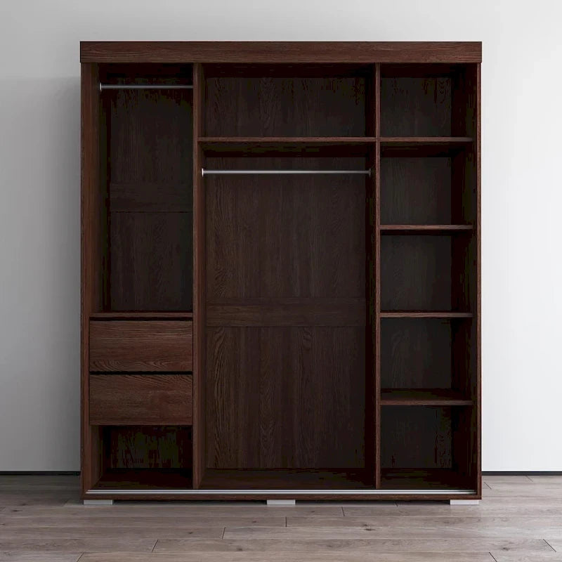 Chaise de bureau sans accoudoirs à dossier mi-haut capitonnée en similicuir