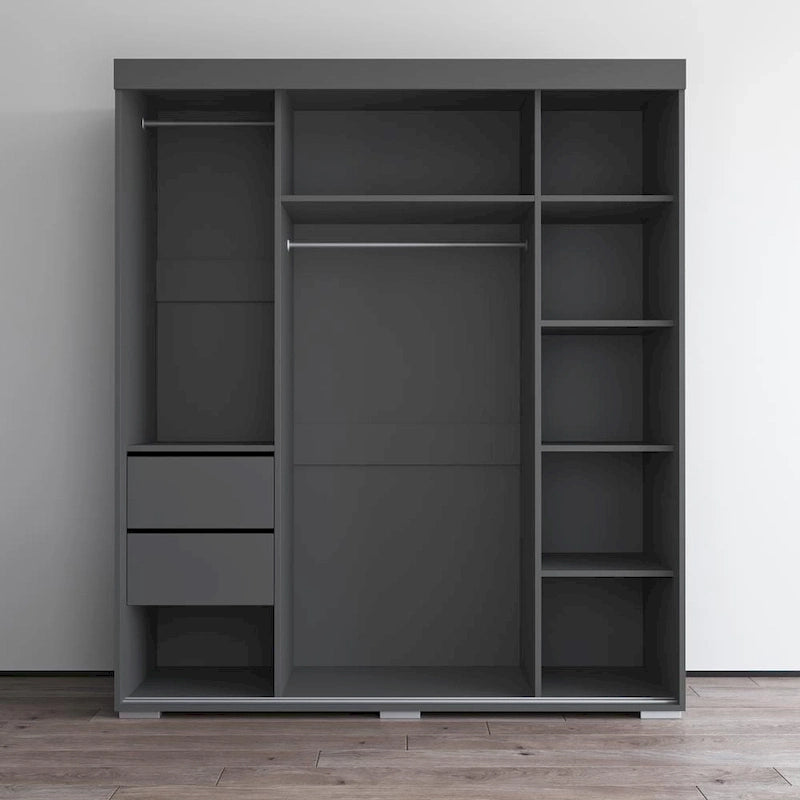 Chaise de bureau sans accoudoirs à dossier mi-haut capitonnée en similicuir