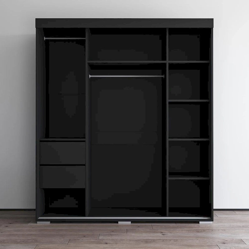 Chaise de bureau sans accoudoirs à dossier mi-haut capitonnée en similicuir