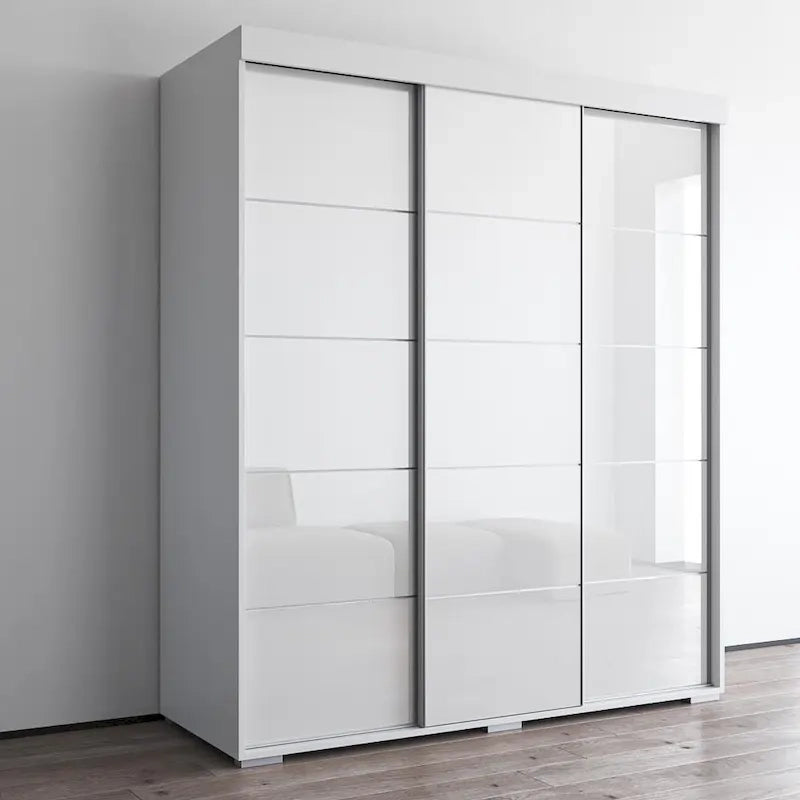 Chaise de bureau sans accoudoirs à dossier mi-haut capitonnée en similicuir