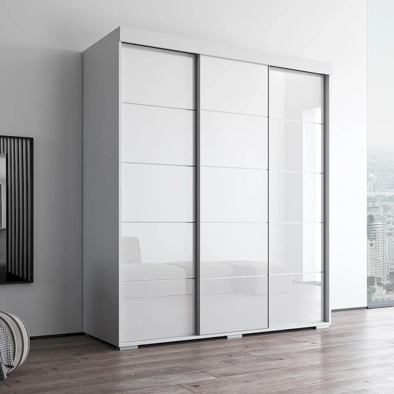 Chaise de bureau sans accoudoirs à dossier mi-haut capitonnée en similicuir