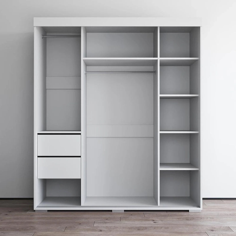 Chaise de bureau sans accoudoirs à dossier mi-haut capitonnée en similicuir