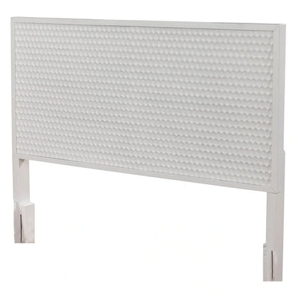 Tête de lit en bois White Pearl, blanc