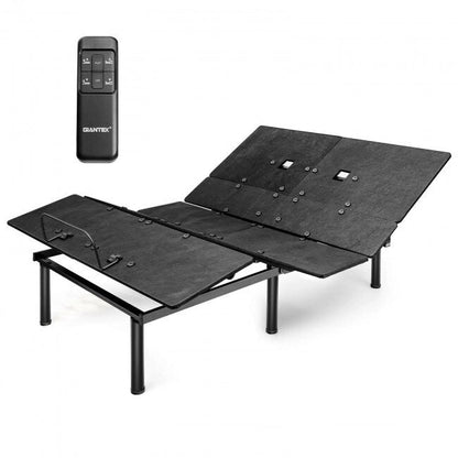 Sommier réglable Queen (matelas d'environ 152 × 203 cm) avec réglage de la tête et des pieds