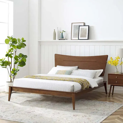 Astra Queen (approx. 152 × 203 cm mattress) Wood Platform Bed