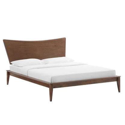 Lit plateforme en bois Astra Queen (matelas d'environ 152 × 203 cm)
