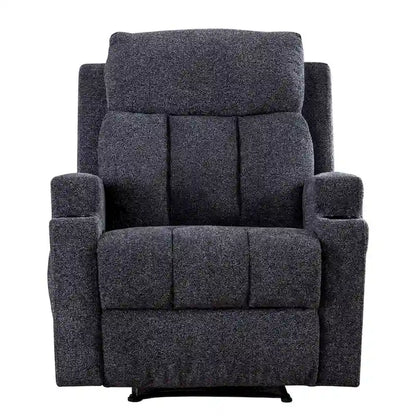 Fauteuil inclinable de massage avec chauffage et vibrations, canapé manuel