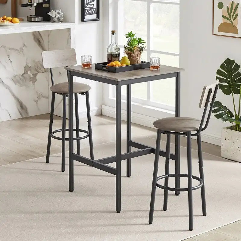 Table d'appoint industrielle avec porte de casier et étagère réglable