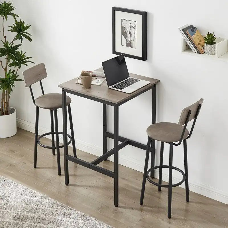 Table d'appoint industrielle avec porte de casier et étagère réglable