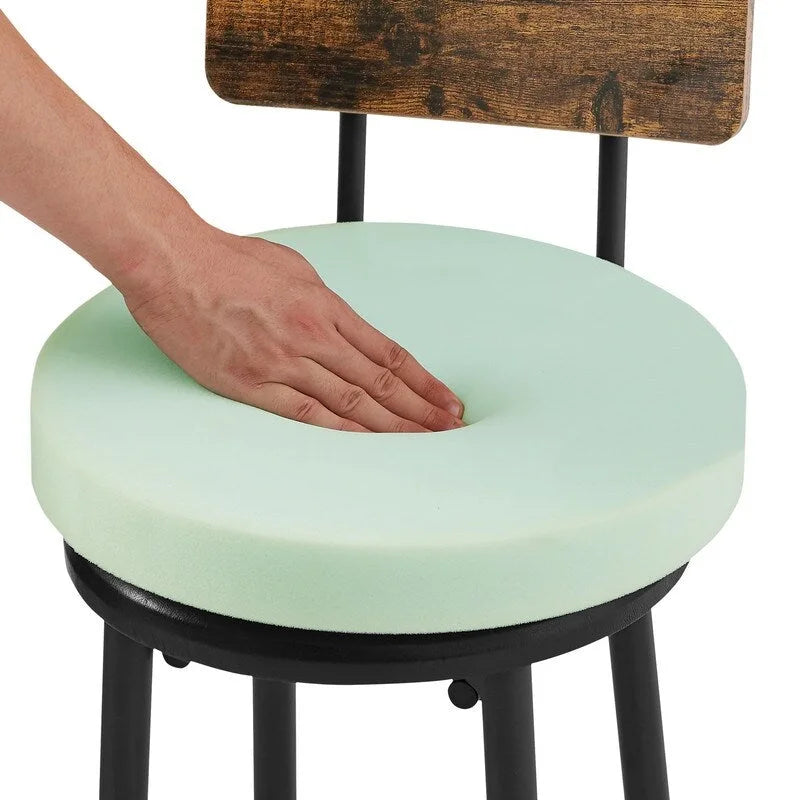 Table d'appoint industrielle avec porte de casier et étagère réglable