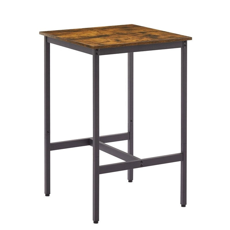 Table d'appoint industrielle avec porte de casier et étagère réglable