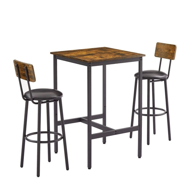 Table d'appoint industrielle avec porte de casier et étagère réglable