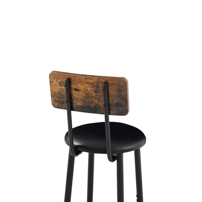 Table d'appoint industrielle avec porte de casier et étagère réglable