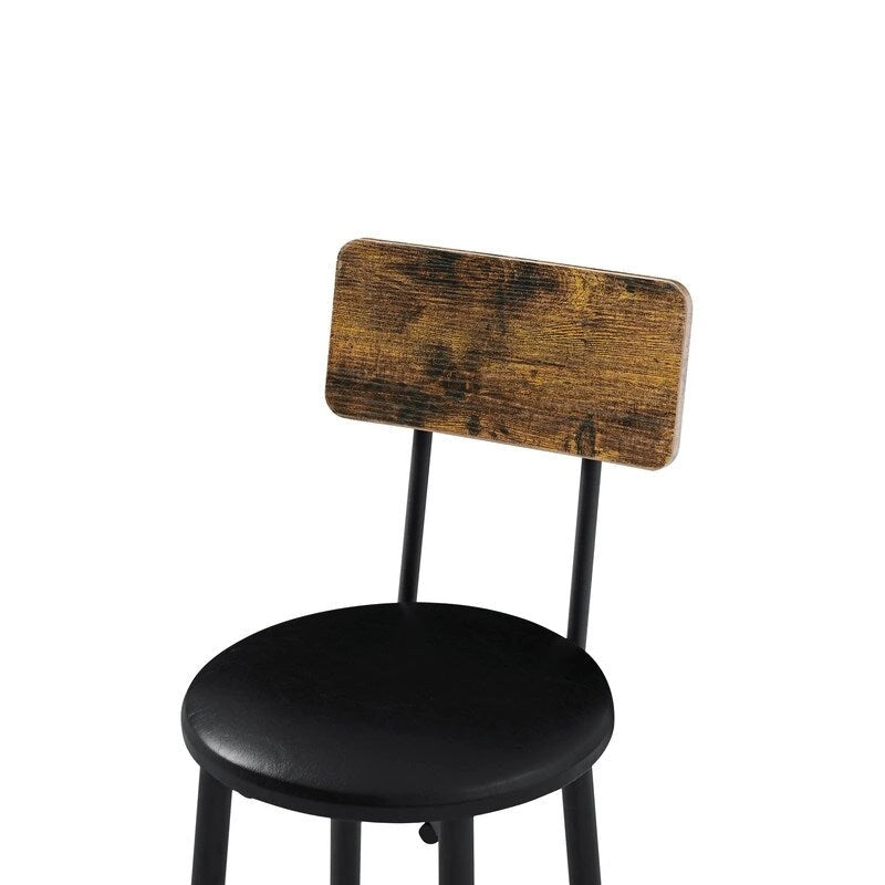 Table d'appoint industrielle avec porte de casier et étagère réglable