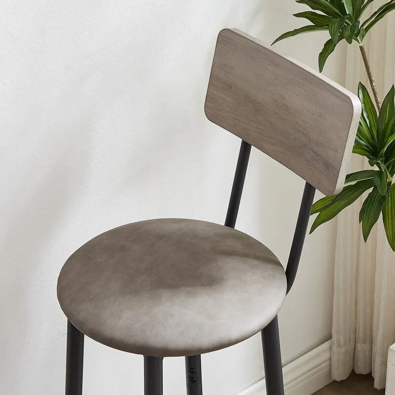 Table d'appoint industrielle avec porte de casier et étagère réglable