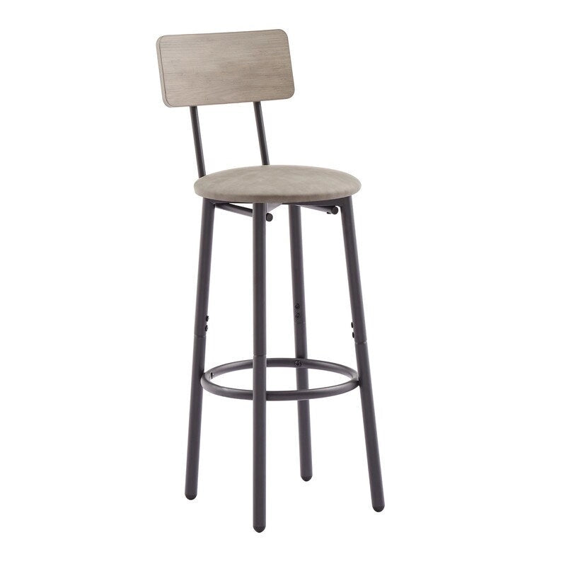 Table d'appoint industrielle avec porte de casier et étagère réglable