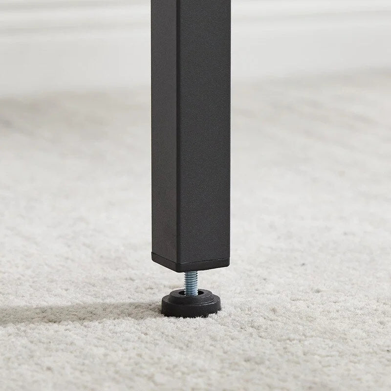 Table d'appoint industrielle avec porte de casier et étagère réglable
