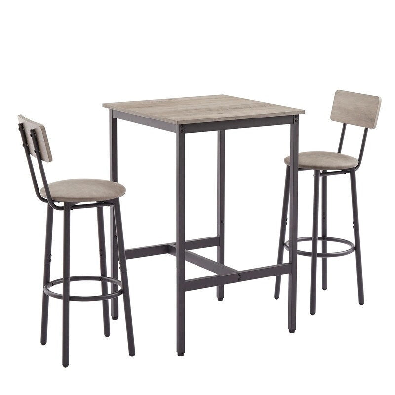 Table d'appoint industrielle avec porte de casier et étagère réglable