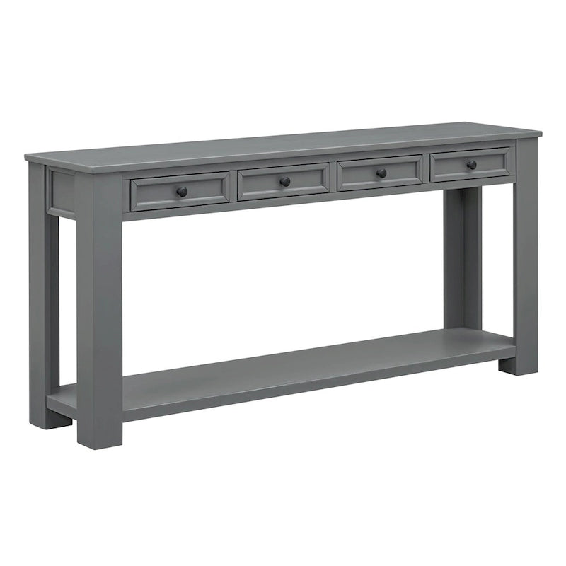 Console d'entrée avec tiroirs de rangement et étagère inférieure
